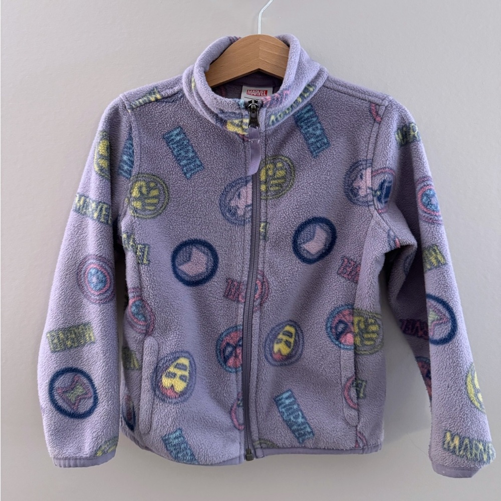 Marvel girls fleece jacket